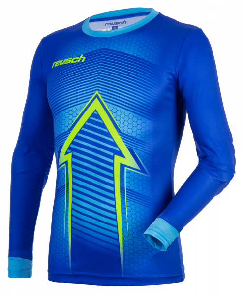 Reusch Match Pro Longsleeve Padded 5011300 4949 blue yellow front